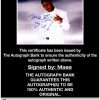 Rapper Mase proof of signing certificate