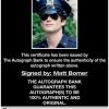 Matt Bomer proof of signing certificate