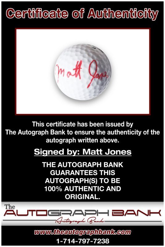 Matt Jones proof of signing certificate