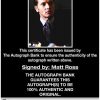 Matt Ross proof of signing certificate