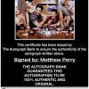 Matthew Perry proof of signing certificate