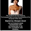 Meagan Good proof of signing certificate