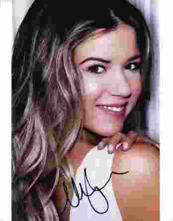 Meghan Rienks authentic signed 8x10 picture