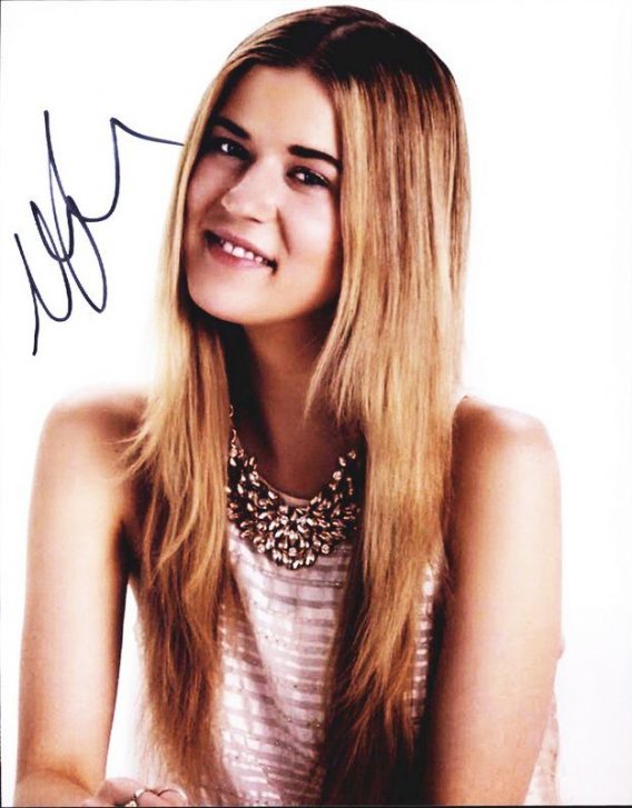 Meghan Rienks authentic signed 8x10 picture