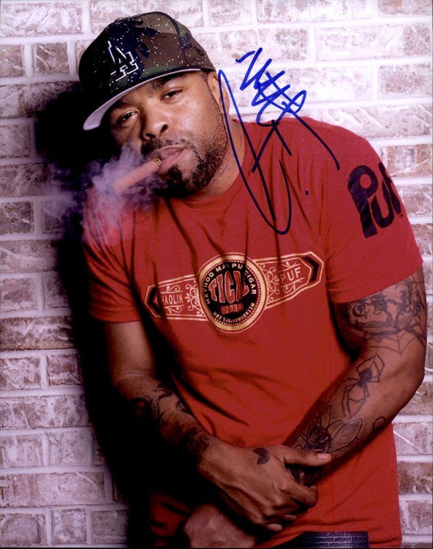 Method Man autographed photo. 