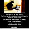 Michael B Jordan proof of signing certificate