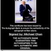 Michael Chan proof of signing certificate
