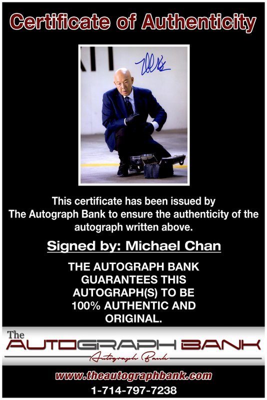 Michael Chan proof of signing certificate