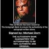 Michael Dorn proof of signing certificate