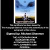 Michael Shannon proof of signing certificate