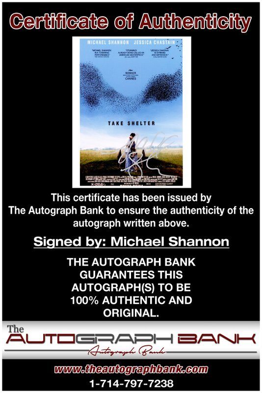 Michael Shannon proof of signing certificate