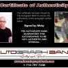 Dj Moby proof of signing certificate