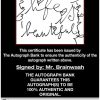 Mr Brainwash certificate of authenticity from the autograph bank