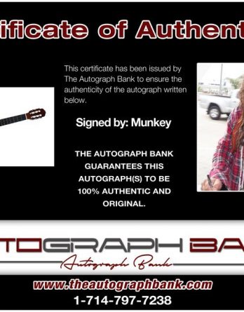 Munky proof of signing certificate