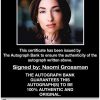 Naomi Grossman proof of signing certificate