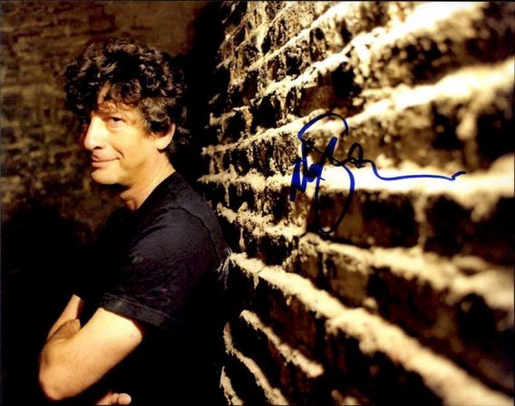 Neil Gaiman authentic signed 8x10 picture