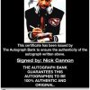 Nick Cannon proof of signing certificate