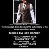 Nick Cannon proof of signing certificate