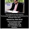 Nick Kroll proof of signing certificate
