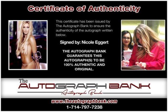 Nicole Eggert proof of signing certificate
