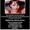 Norah Jones proof of signing certificate
