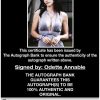 Odette Annable proof of signing certificate