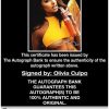 Olivia Culpo proof of signing certificate
