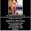 Olivia Culpo proof of signing certificate