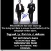 Patrick J Adams certificate of authenticity from the autograph bank