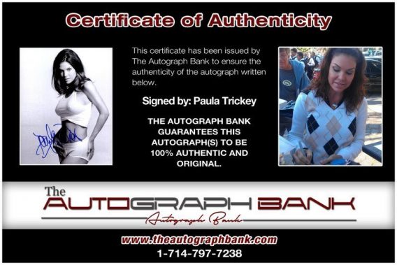 Paula Trickey proof of signing certificate