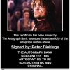 Peter Dinklage proof of signing certificate