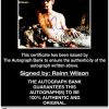 Rainn Wilson proof of signing certificate