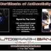 Ray Liotta proof of signing certificate