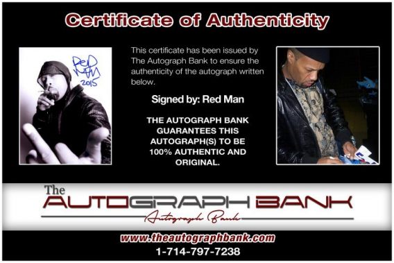 Redman proof of signing certificate