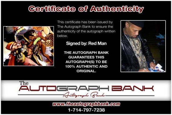 Redman proof of signing certificate