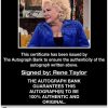 Rene Taylor proof of signing certificate