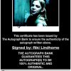 Riki Lindhome proof of signing certificate