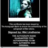Riki Lindhome proof of signing certificate