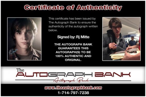 Rj Mitte proof of signing certificate