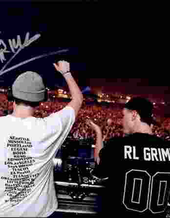 Rl Grime authentic signed 8x10 picture