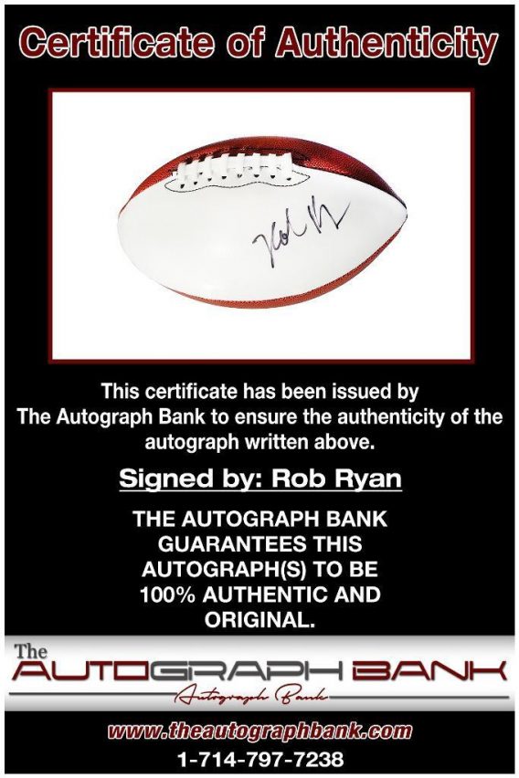 Rob Ryan proof of signing certificate