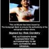 Rob Corddry proof of signing certificate
