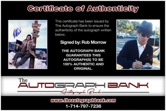 Rob Morrow proof of signing certificate