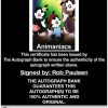 Rob Paulsen proof of signing certificate