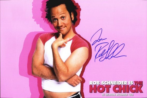 Rob Schneider authentic signed 8x10 picture