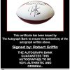 Robert Griffin proof of signing certificate