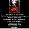 Robert Rodriguez proof of signing certificate