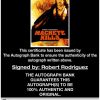 Robert Rodriguez proof of signing certificate