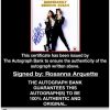 Rosanna Arquette proof of signing certificate