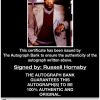 Russell Hornsby proof of signing certificate